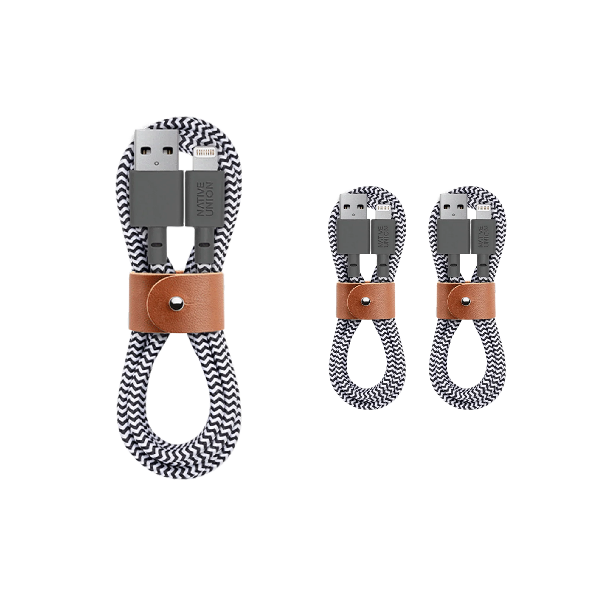 3-Pack Belt Cable (USB A to Lightning)